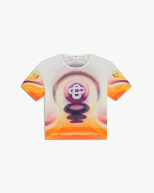 Sporchid Printed Mesh Baby Short Sleeve T-Shirt | Casablanca Paris | Image 1