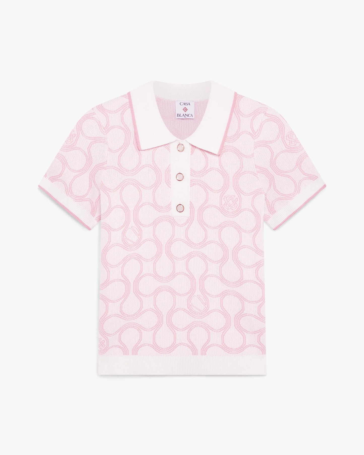 Optic Drop Polo Shirt | Casablanca Paris | Image 1