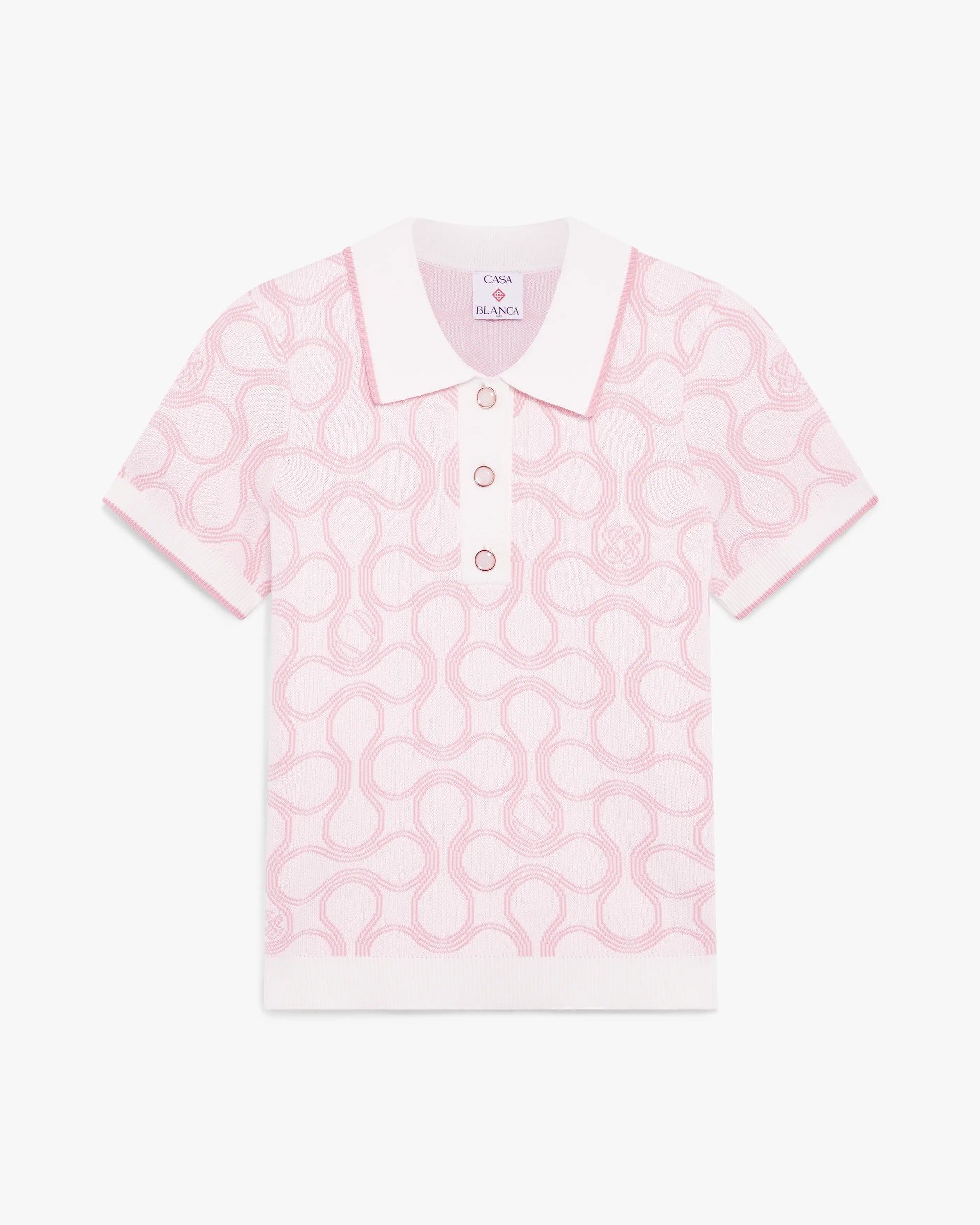 Optic Drop Polo Shirt | Casablanca Paris | Image 1