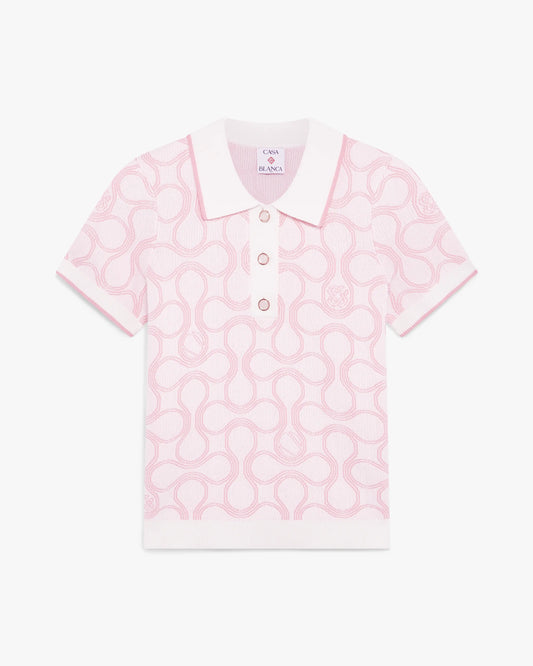 Optic Drop Polo Shirt | Casablanca Paris | Image 1