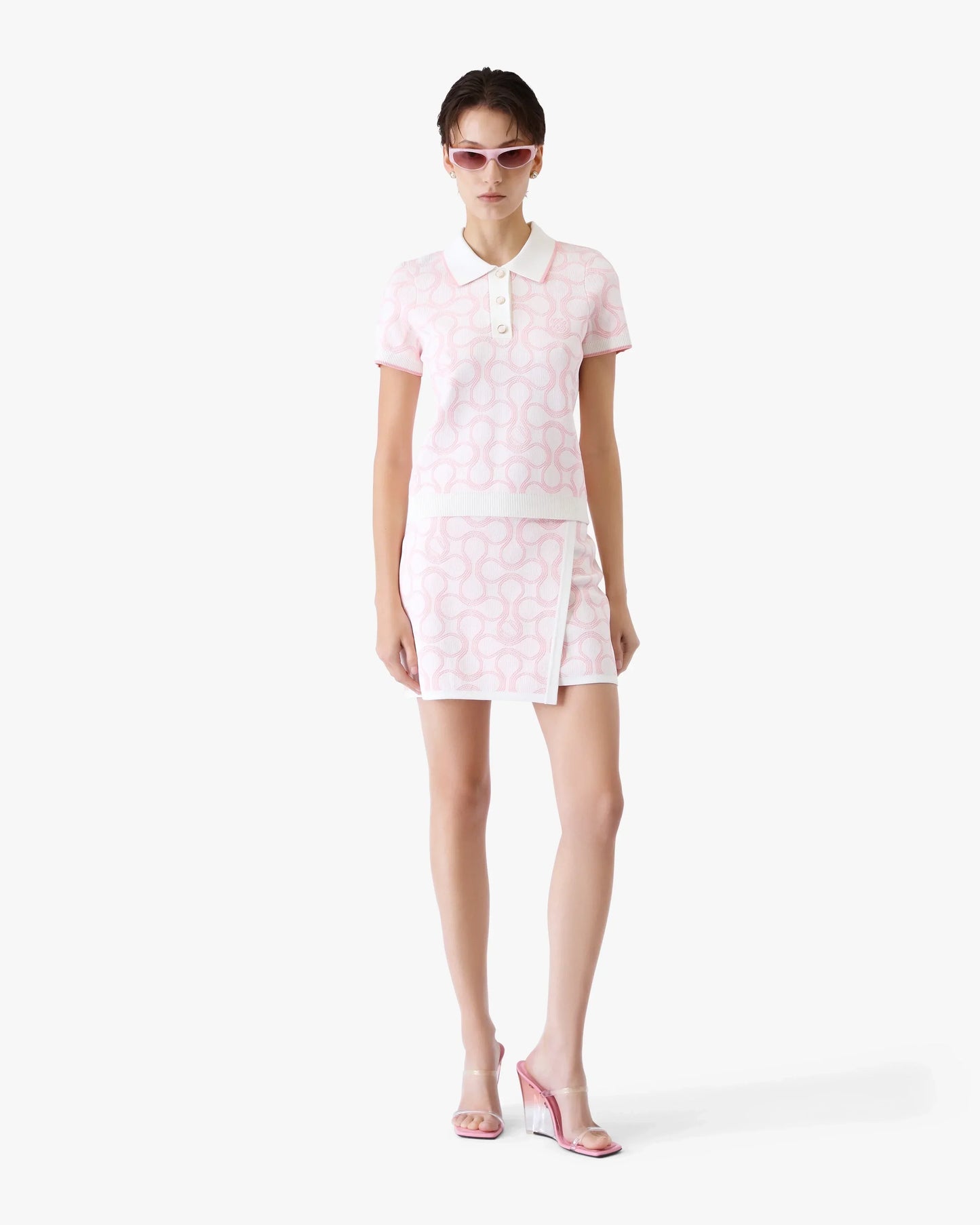 Optic Drop Polo Shirt | Casablanca Paris | Image 2