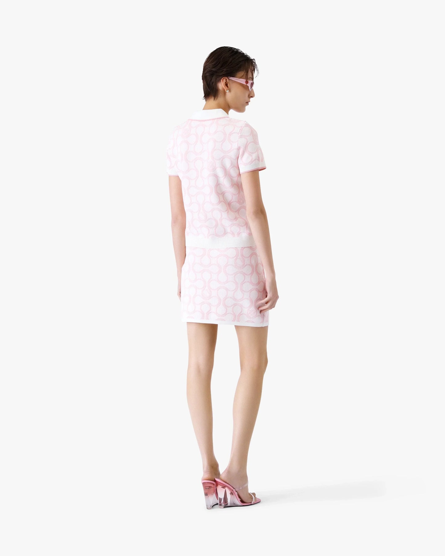 Optic Drop Polo Shirt | Casablanca Paris | Image 3