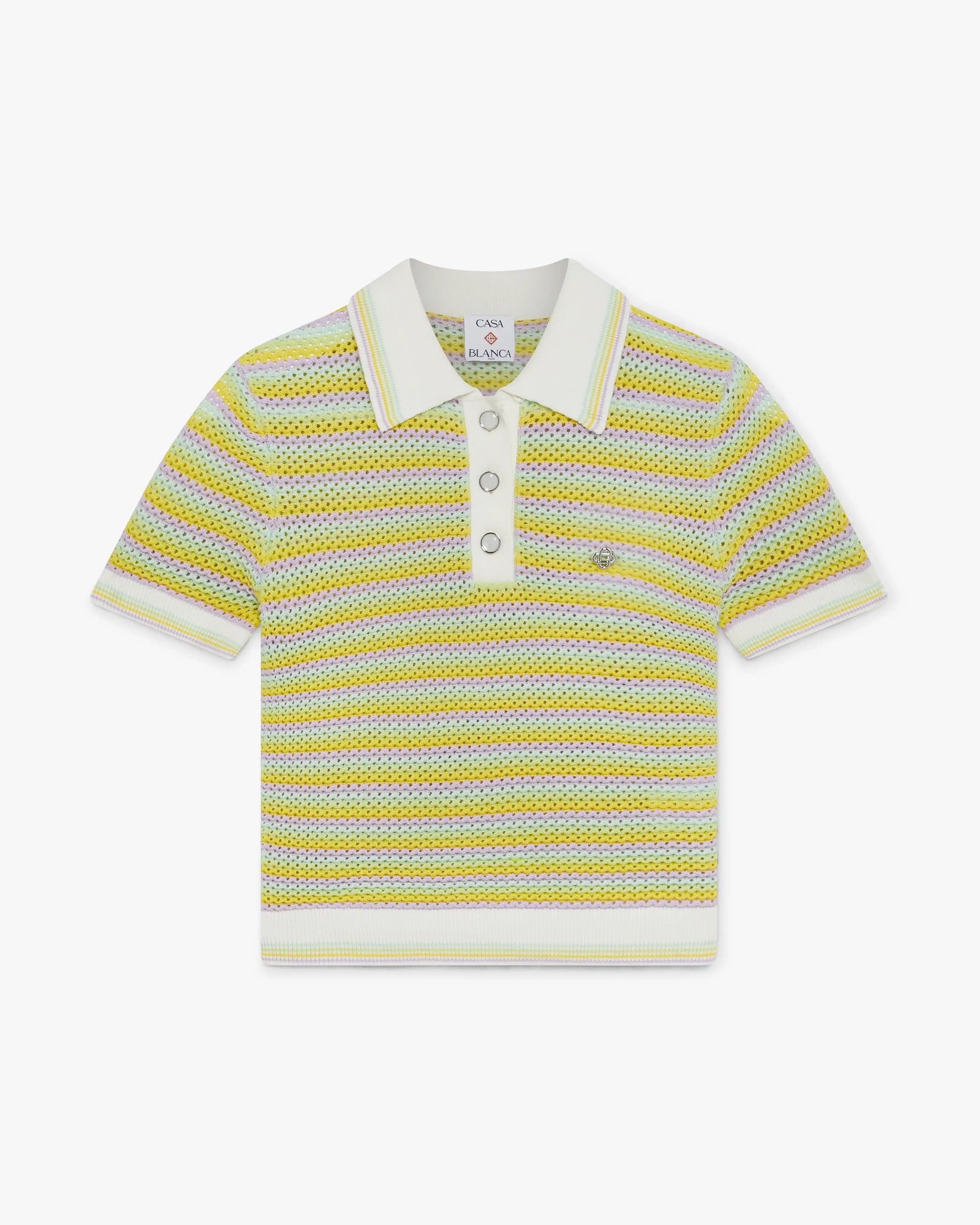 Bourgeois Striped Polo Shirt | Casablanca Paris | Image 1