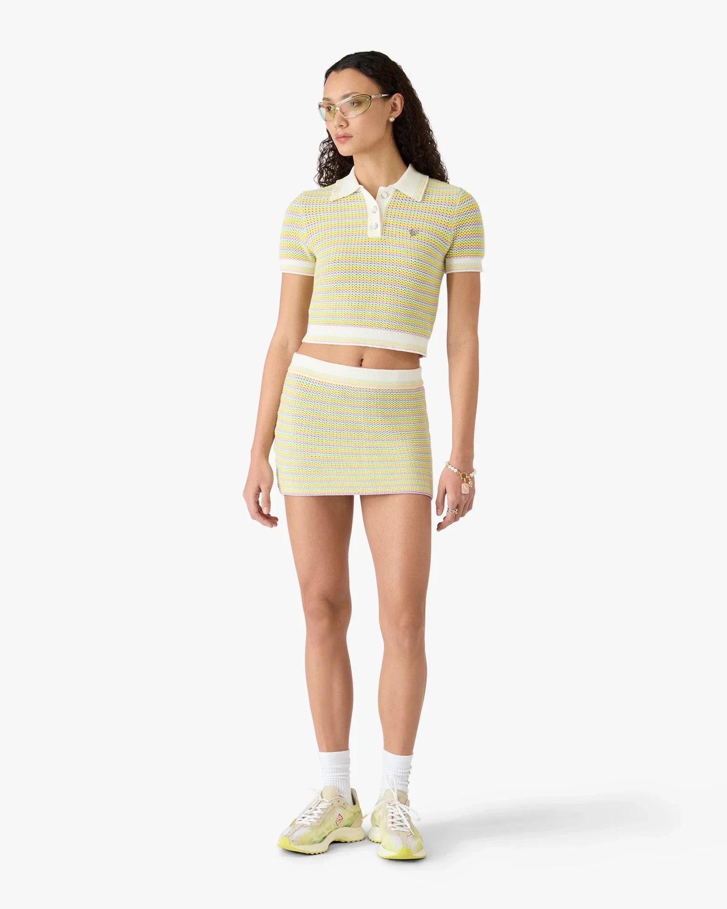 Bourgeois Striped Polo Shirt | Casablanca Paris | Image 2