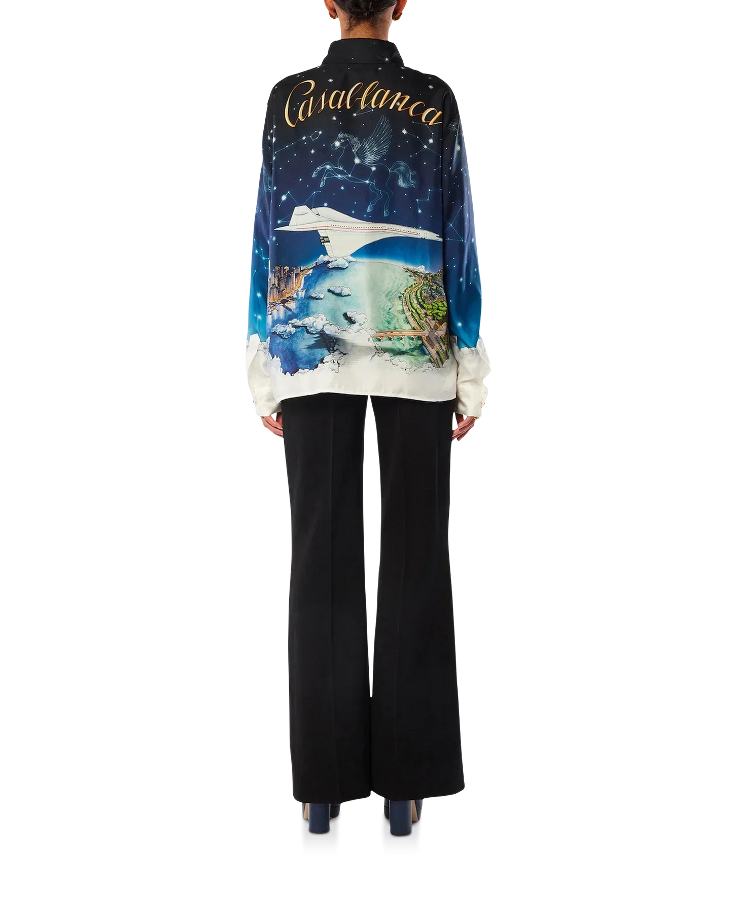 Vol De Nuit Silk Shirt | Casablanca Paris | Image 2