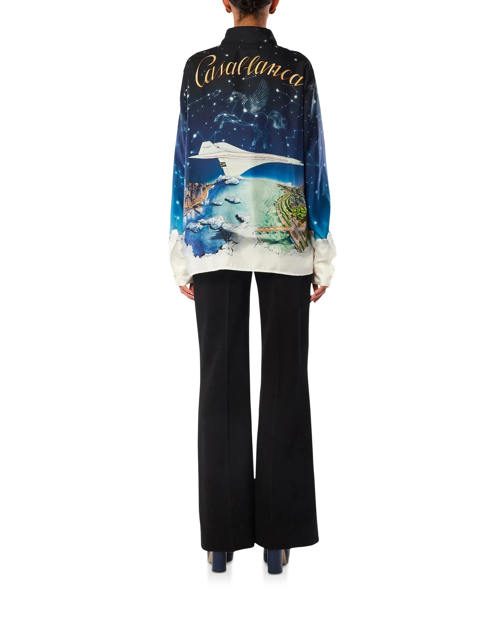 Vol De Nuit Silk Shirt | Casablanca Paris | Image 2