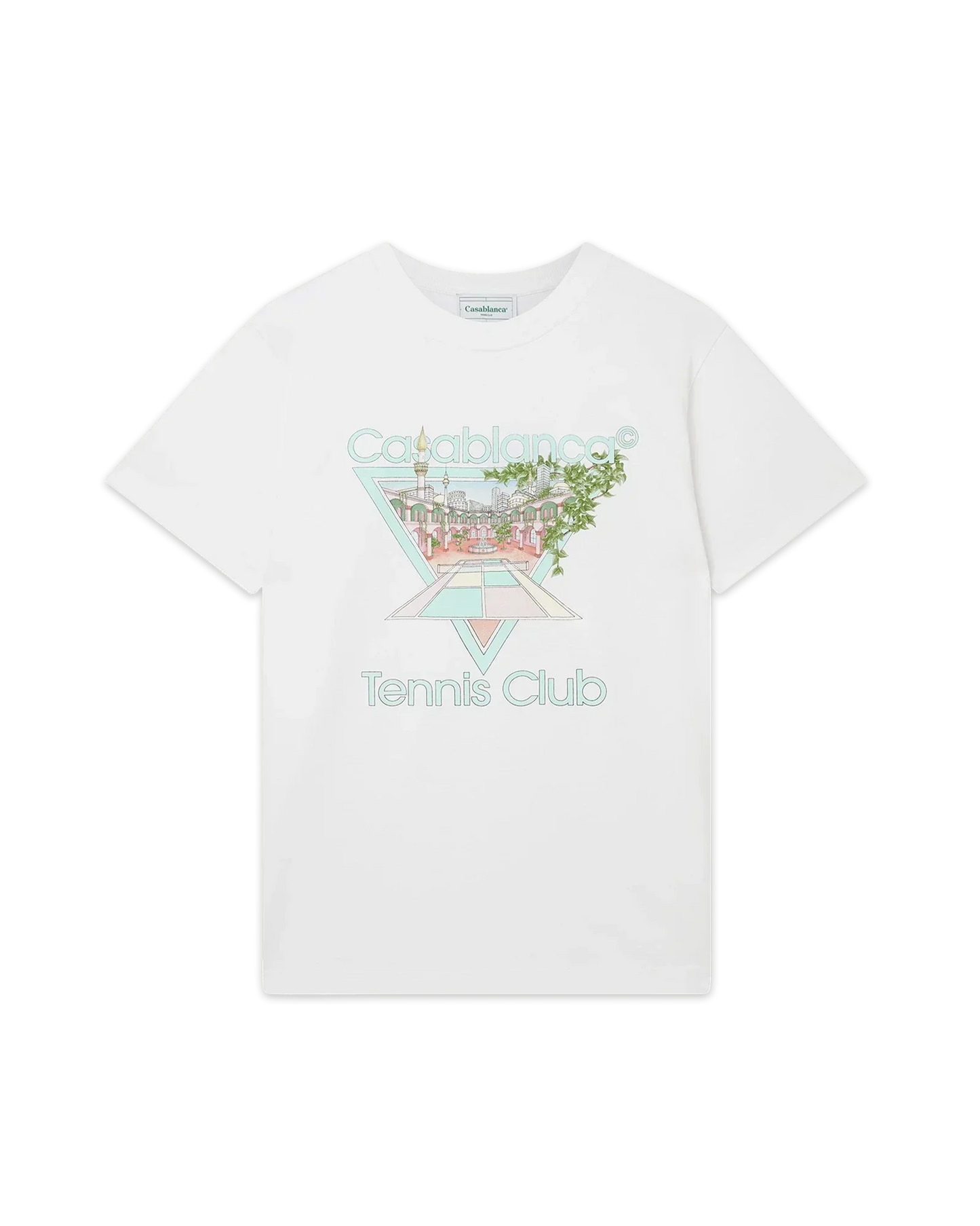 Tennis Club Icon Short Sleeve T-Shirt | Casablanca Paris | Image 1