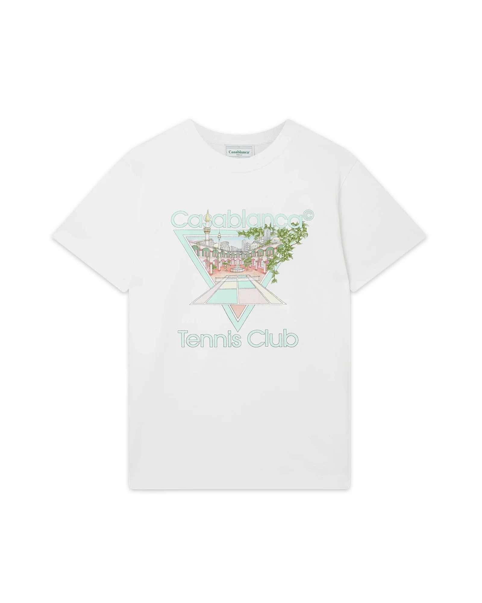 Tennis Club Icon Short Sleeve T-Shirt | Casablanca Paris | Image 1