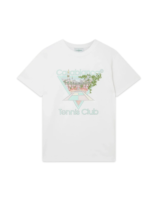 Tennis Club Icon Short Sleeve T-Shirt | Casablanca Paris | Image 1