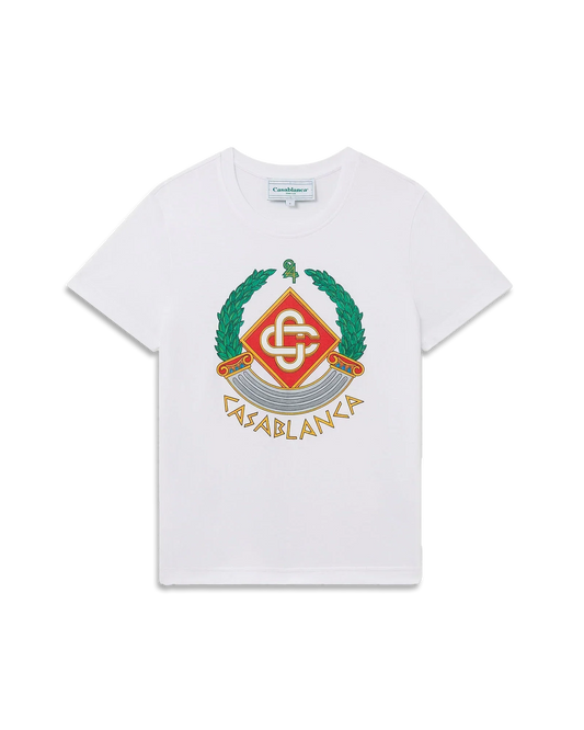 Casa Crest Short Sleeve T-Shirt | Casablanca Paris | Image 1