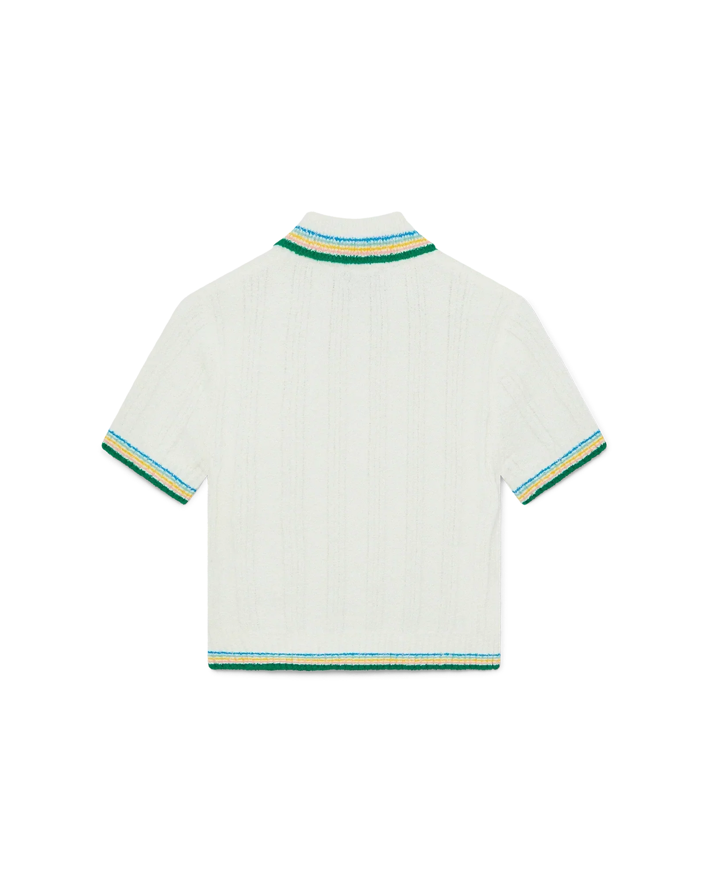 Rib Boucle Polo Shirt | Casablanca Paris | Image 6