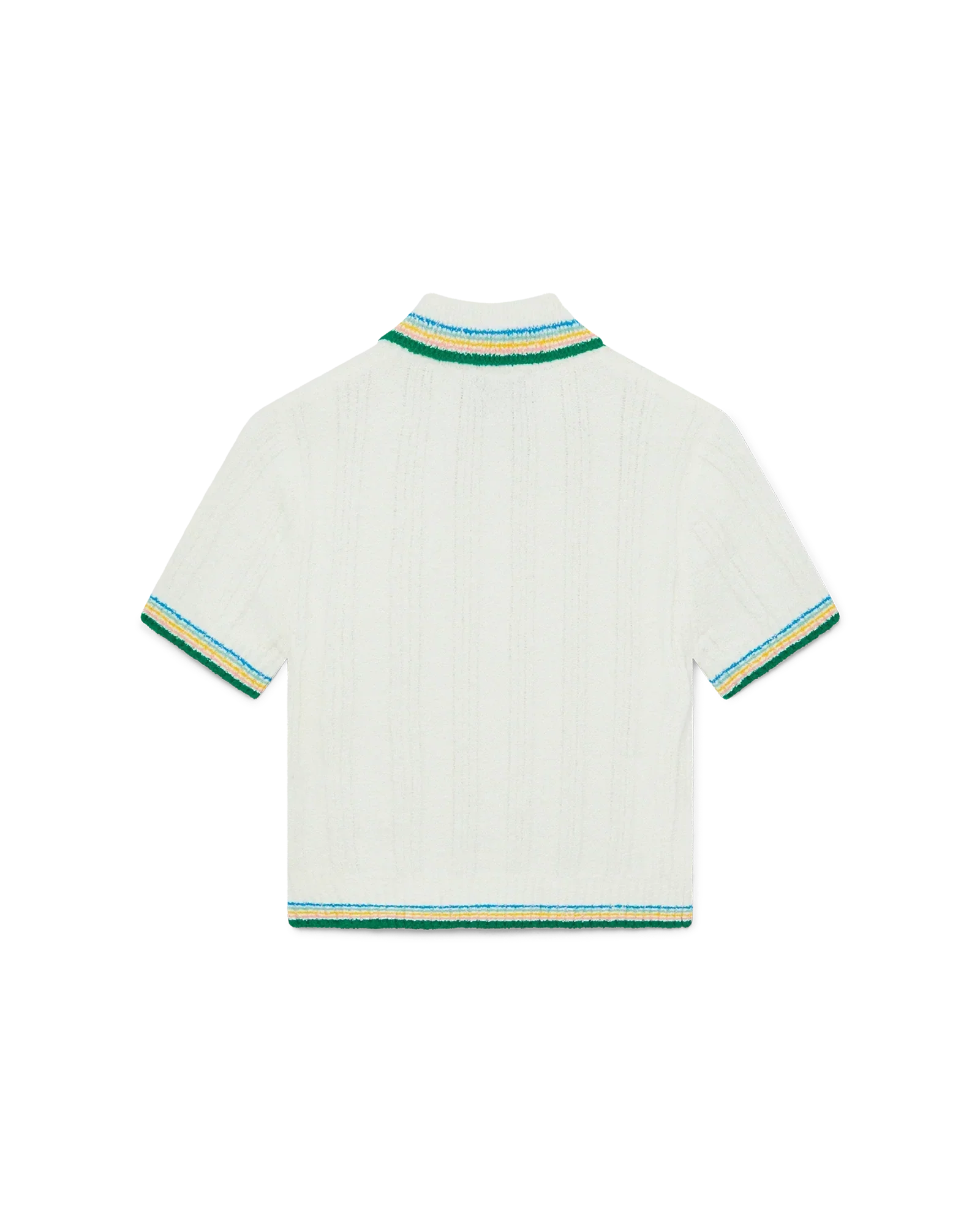 Rib Boucle Polo Shirt | Casablanca Paris | Image 6