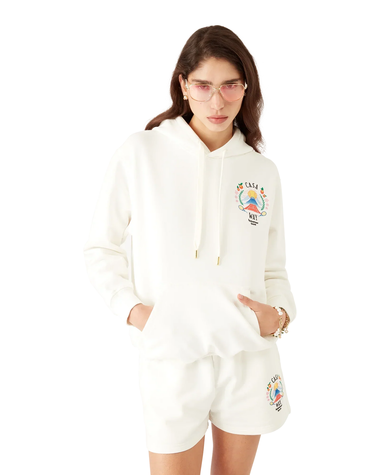 Casa Way Mountain Hooded Sweatshirt | Casablanca Paris | Image 4