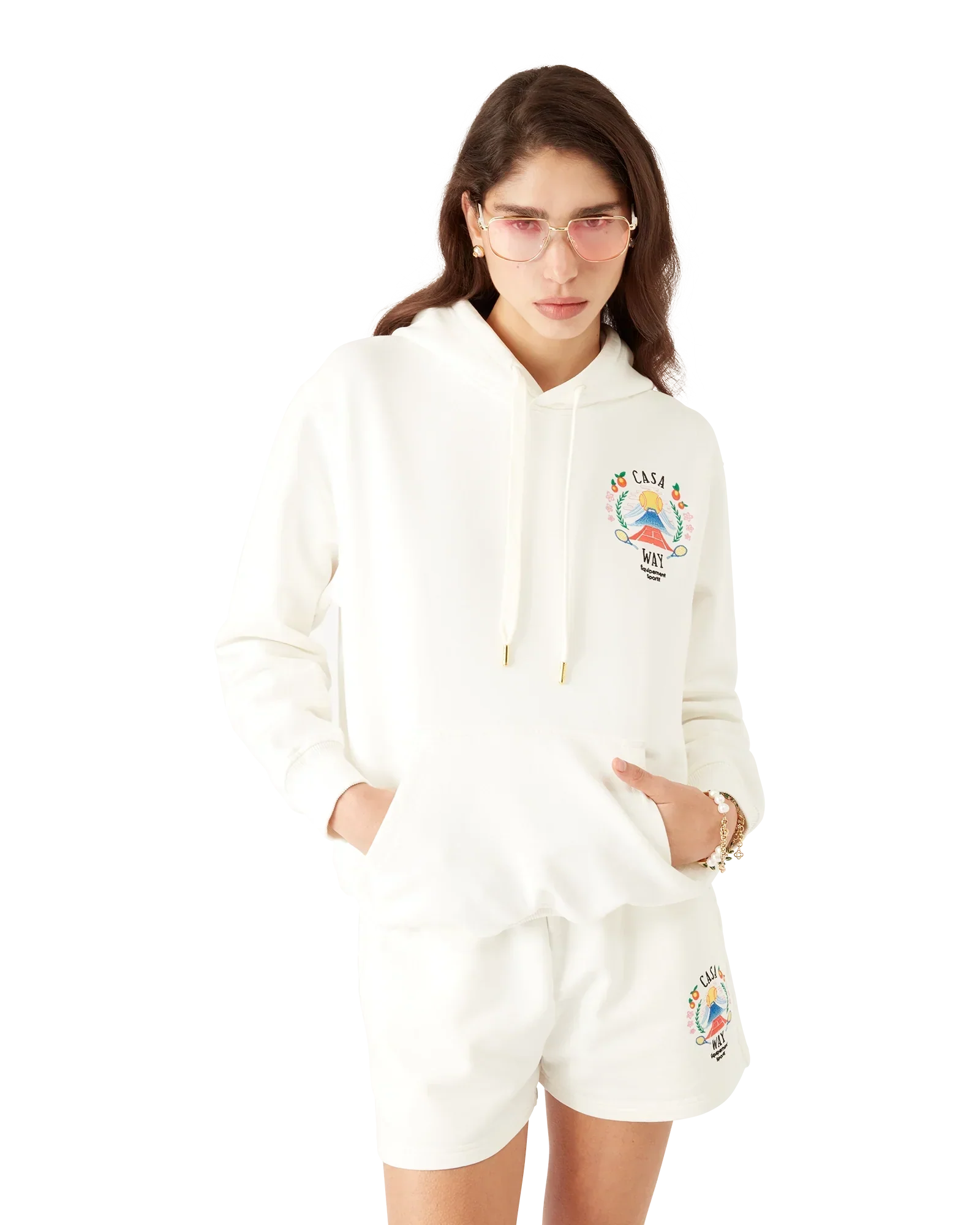 Casa Way Mountain Hooded Sweatshirt | Casablanca Paris | Image 4