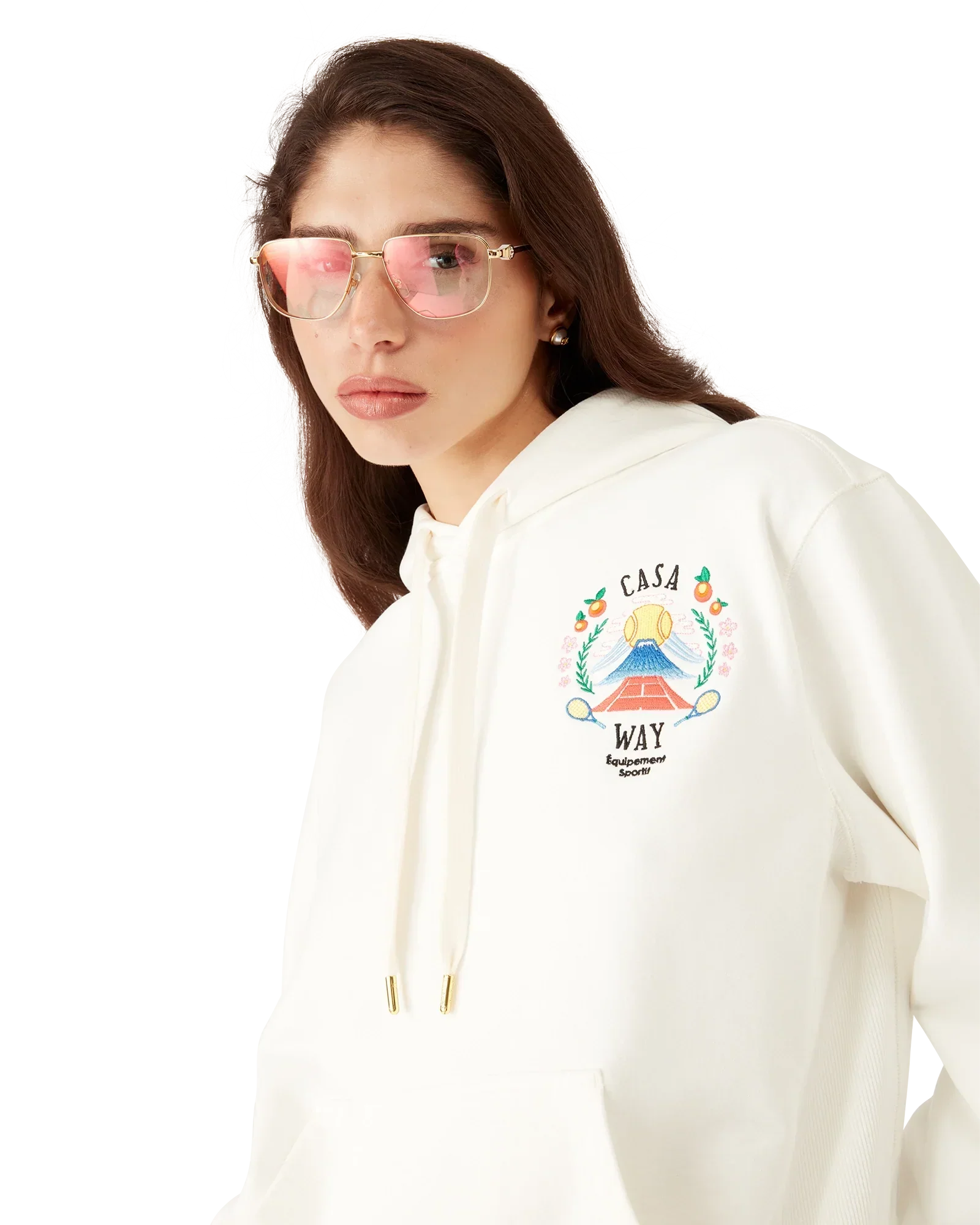 Casa Way Mountain Hooded Sweatshirt | Casablanca Paris | Image 5