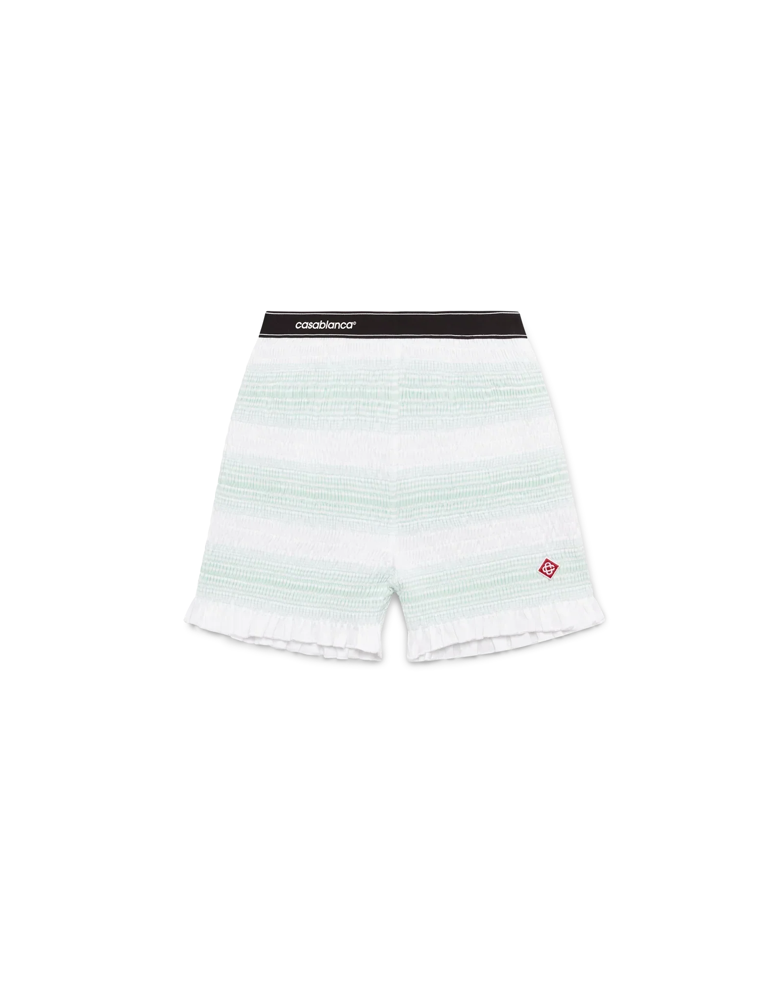 Stripe Shirred Shorts | Casablanca Paris | Image 1