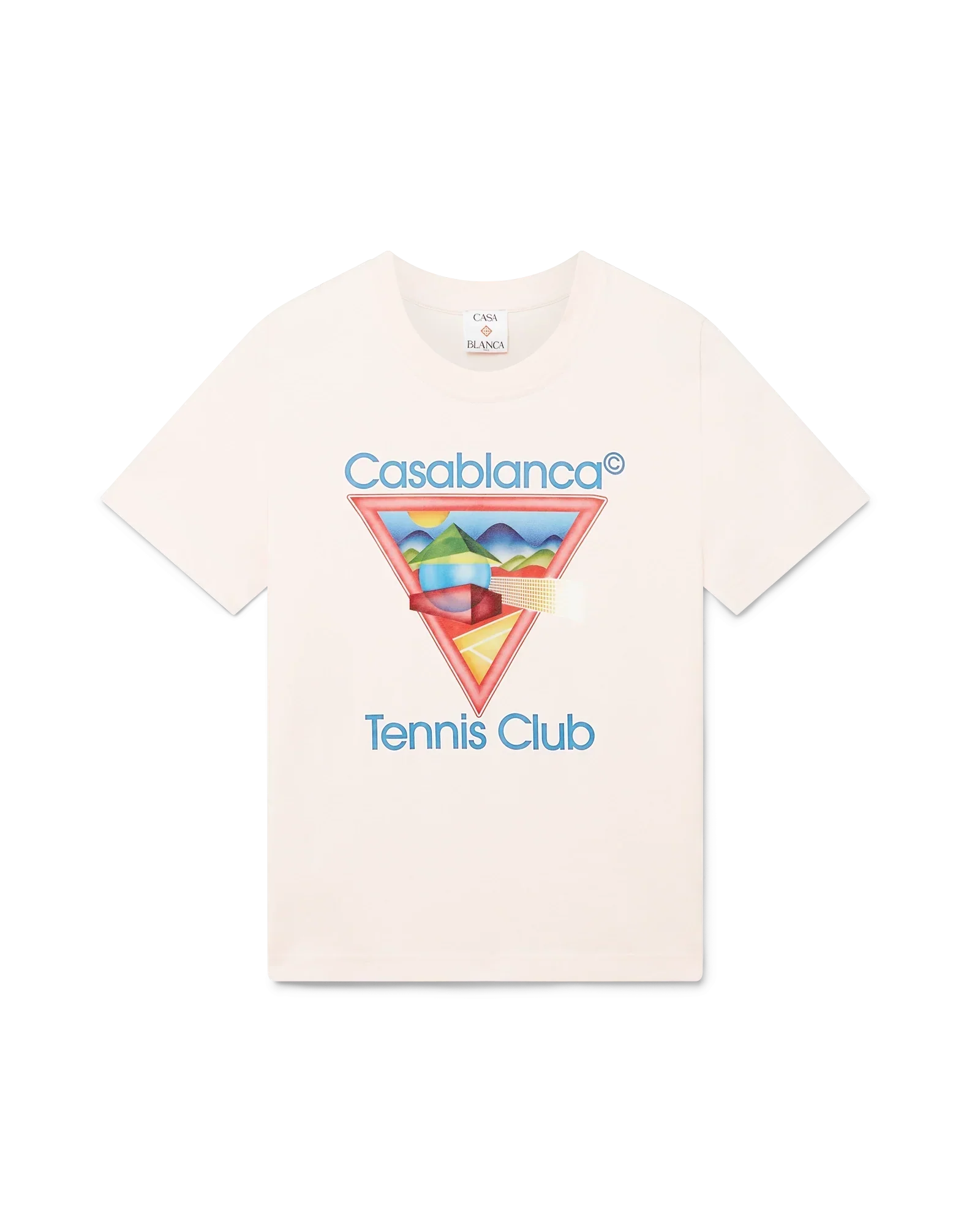 Tennis Club Icon Short Sleeve T-Shirt | Casablanca Paris | Image 1