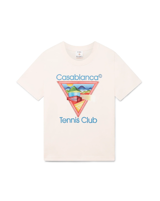 Tennis Club Icon Short Sleeve T-Shirt | Casablanca Paris | Image 1