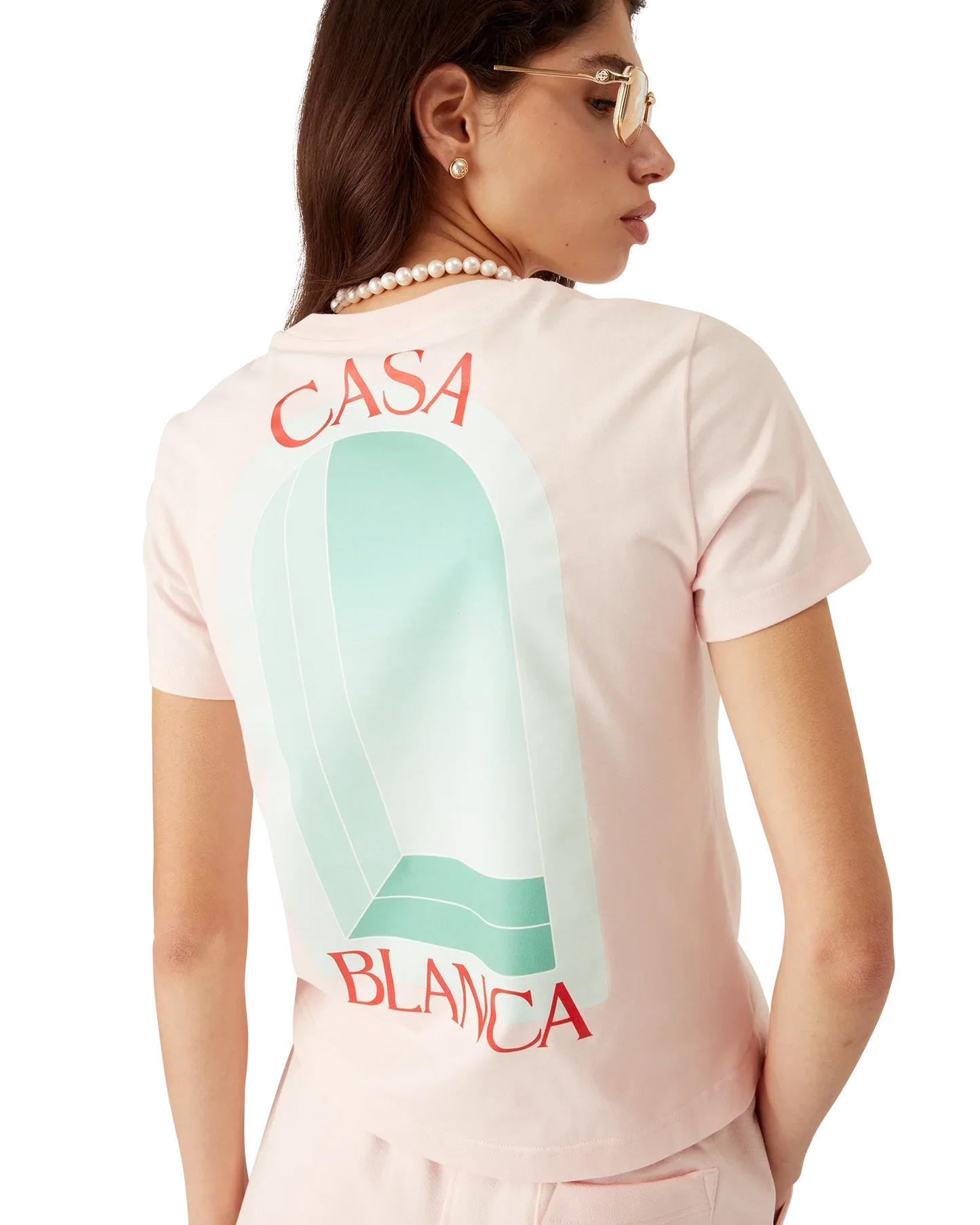 L'Arche Short Sleeve T-Shirt | Casablanca Paris | Image 5