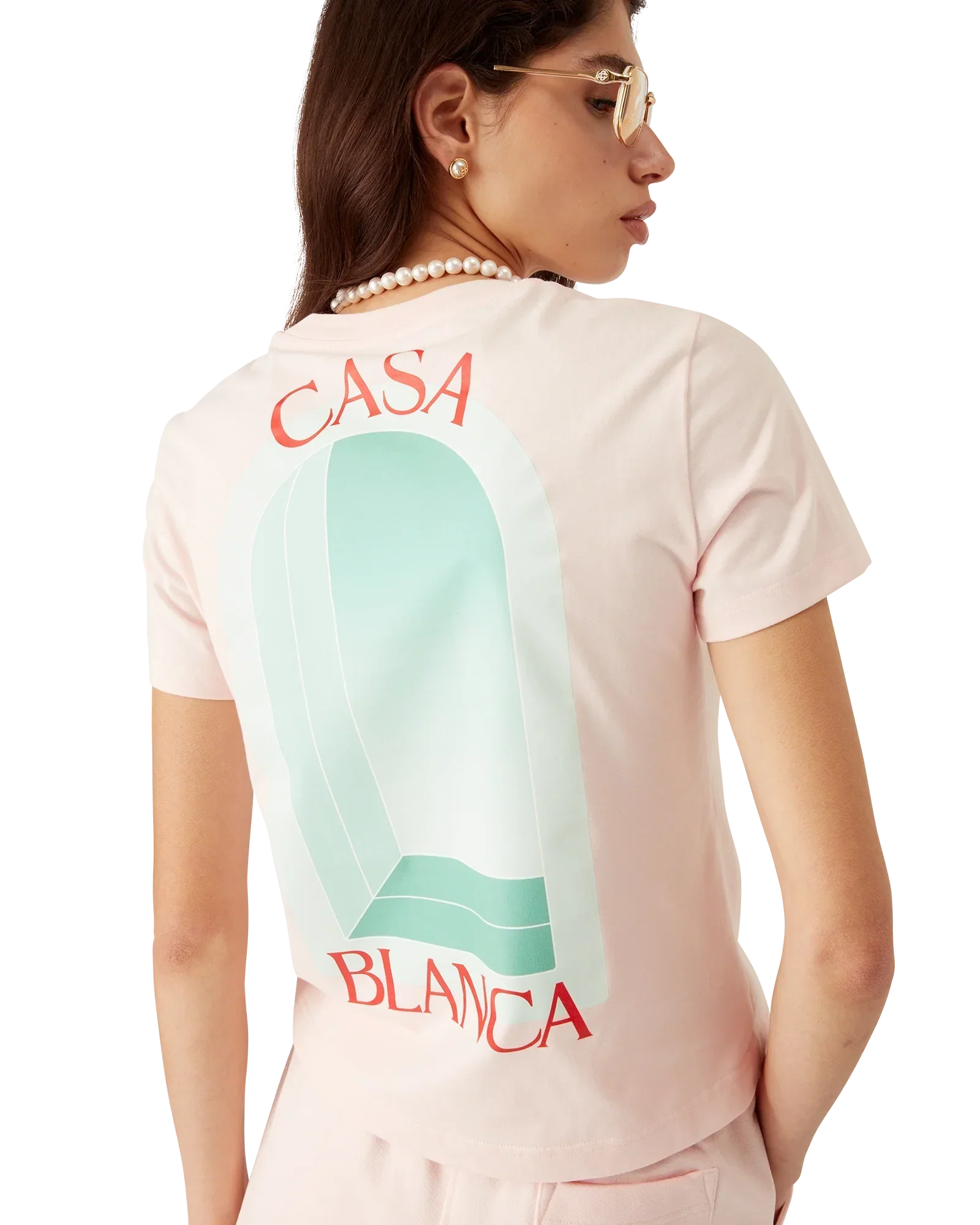 L'Arche Short Sleeve T-Shirt | Casablanca Paris | Image 5