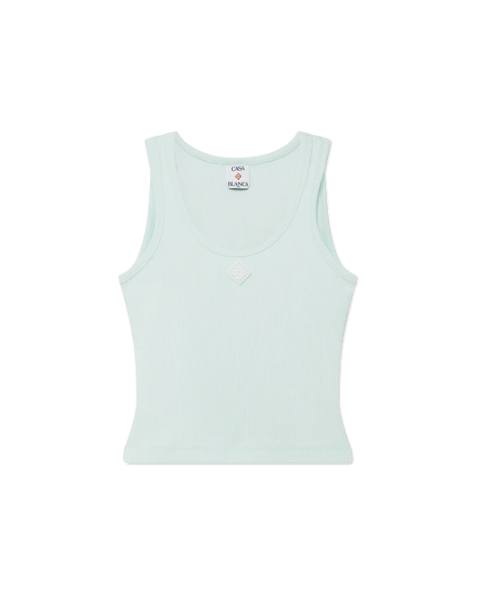 Ribbed Jersey Tank Top | Casablanca Paris | Image 1