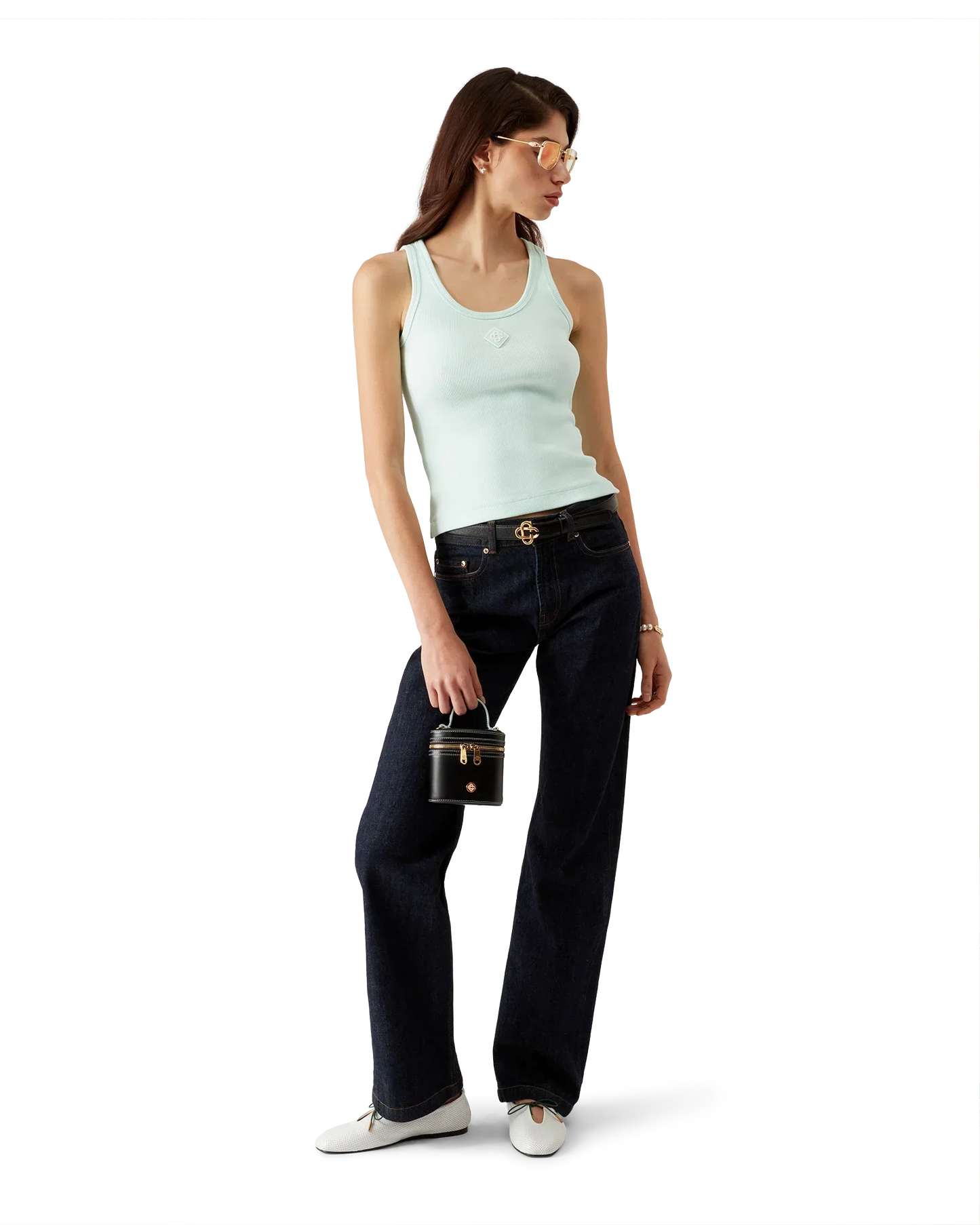 Ribbed Jersey Tank Top | Casablanca Paris | Image 2