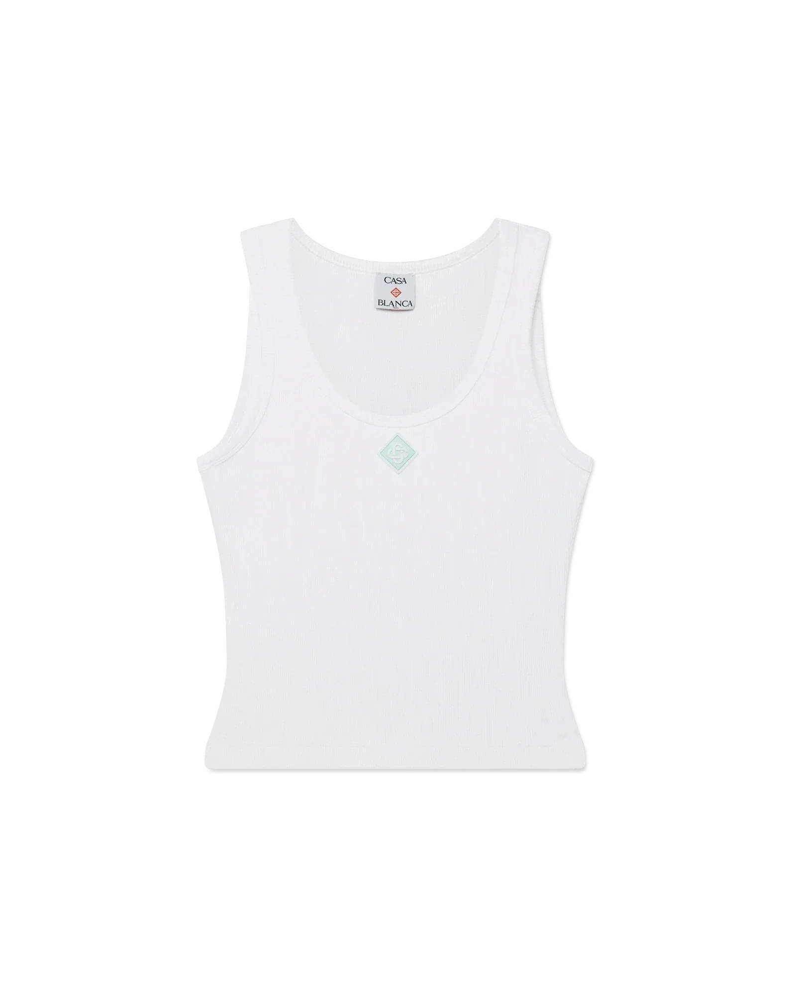 Ribbed Jersey Tank Top | Casablanca Paris | Image 1
