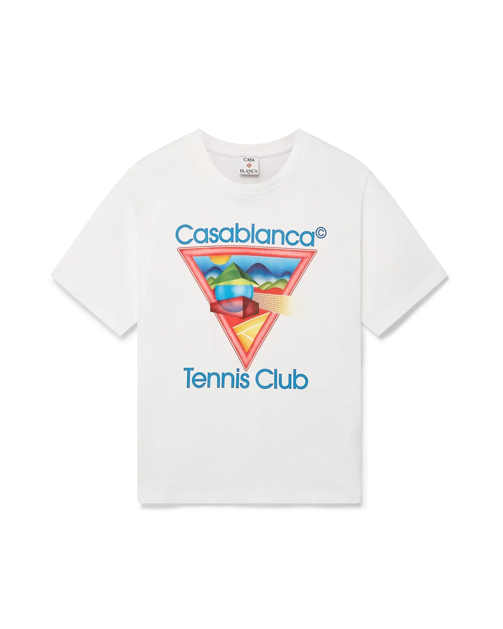 Tennis Club Icon Short Sleeve T-Shirt | Casablanca Paris | Image 1