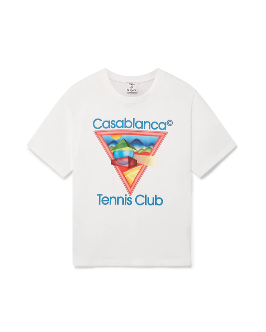 Tennis Club Icon Short Sleeve T-Shirt | Casablanca Paris | Image 1