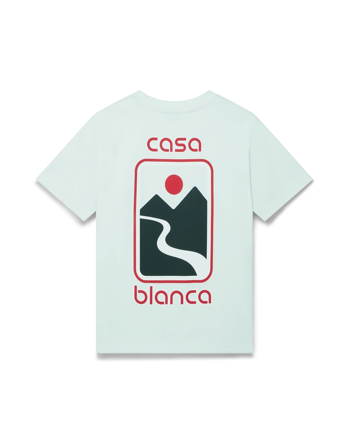 Sunset Valley Short Sleeve T-Shirt | Casablanca Paris | Image 1