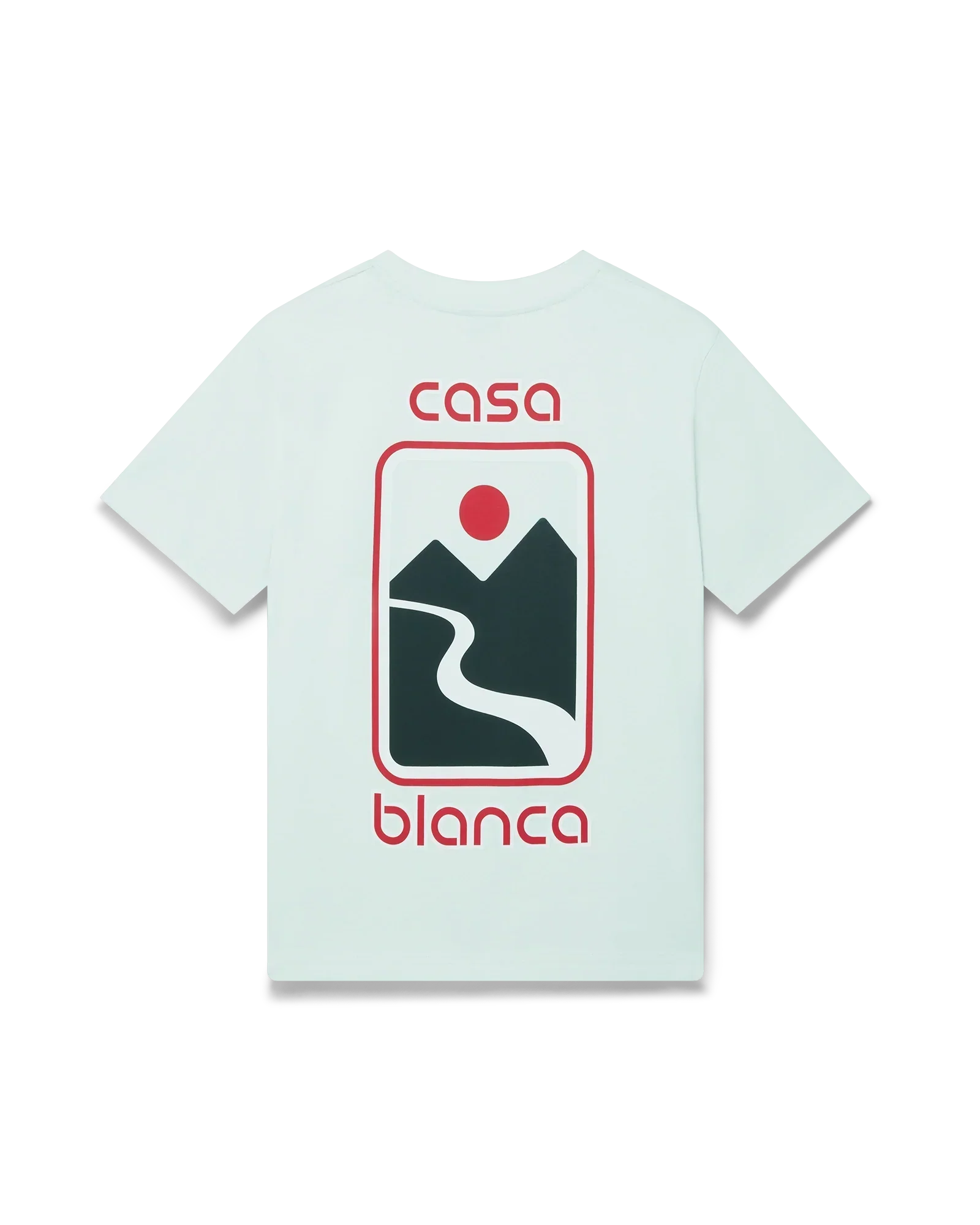 Sunset Valley Short Sleeve T-Shirt | Casablanca Paris | Image 1