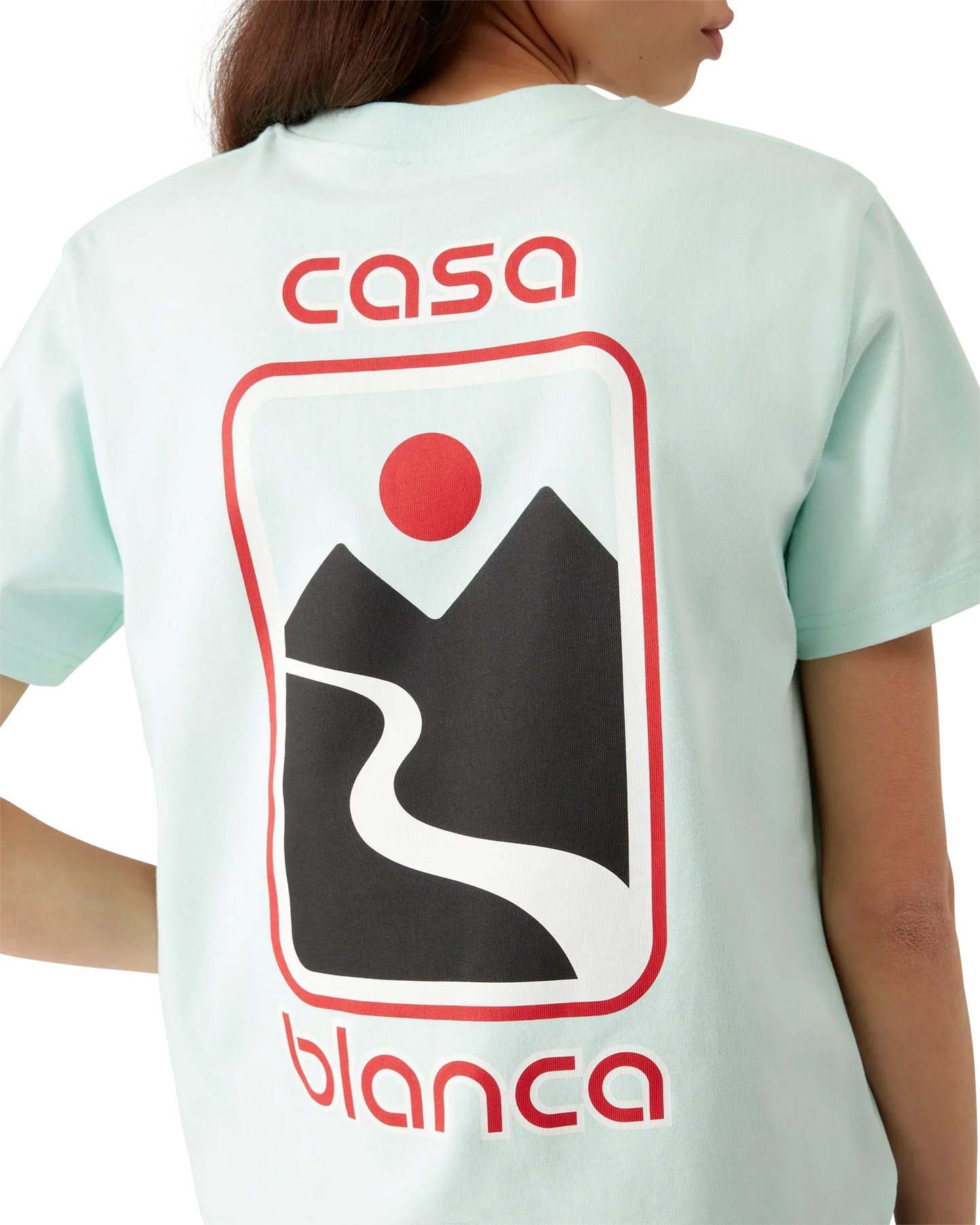 Sunset Valley Short Sleeve T-Shirt | Casablanca Paris | Image 5