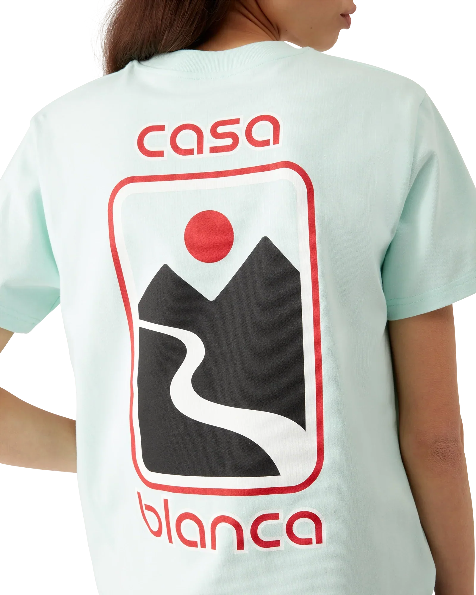 Sunset Valley Short Sleeve T-Shirt | Casablanca Paris | Image 5