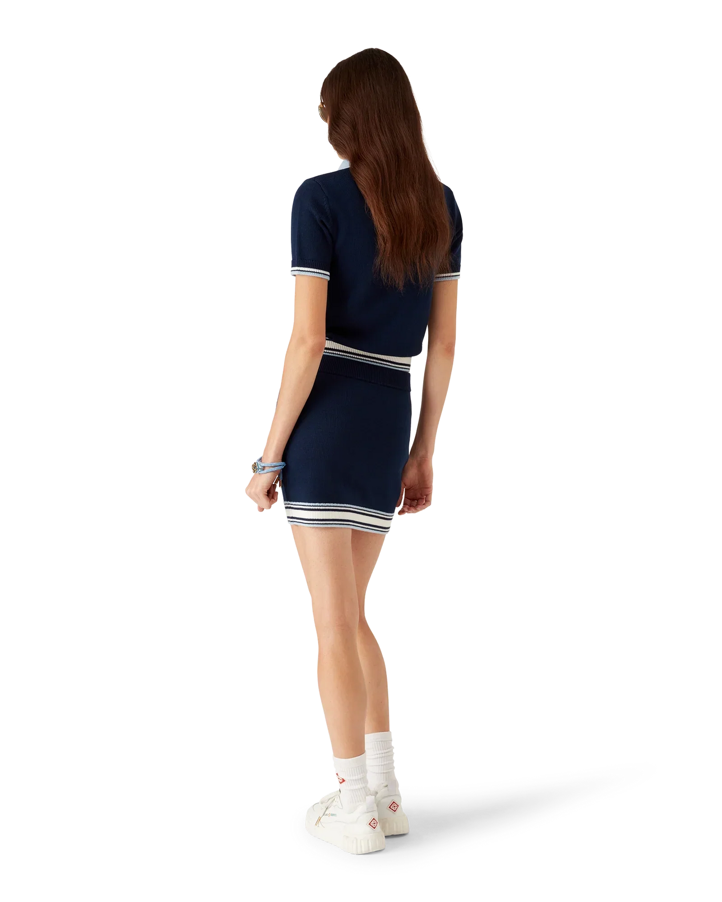Merino Knit Tennis Polo Shirt | Casablanca Paris | Image 3