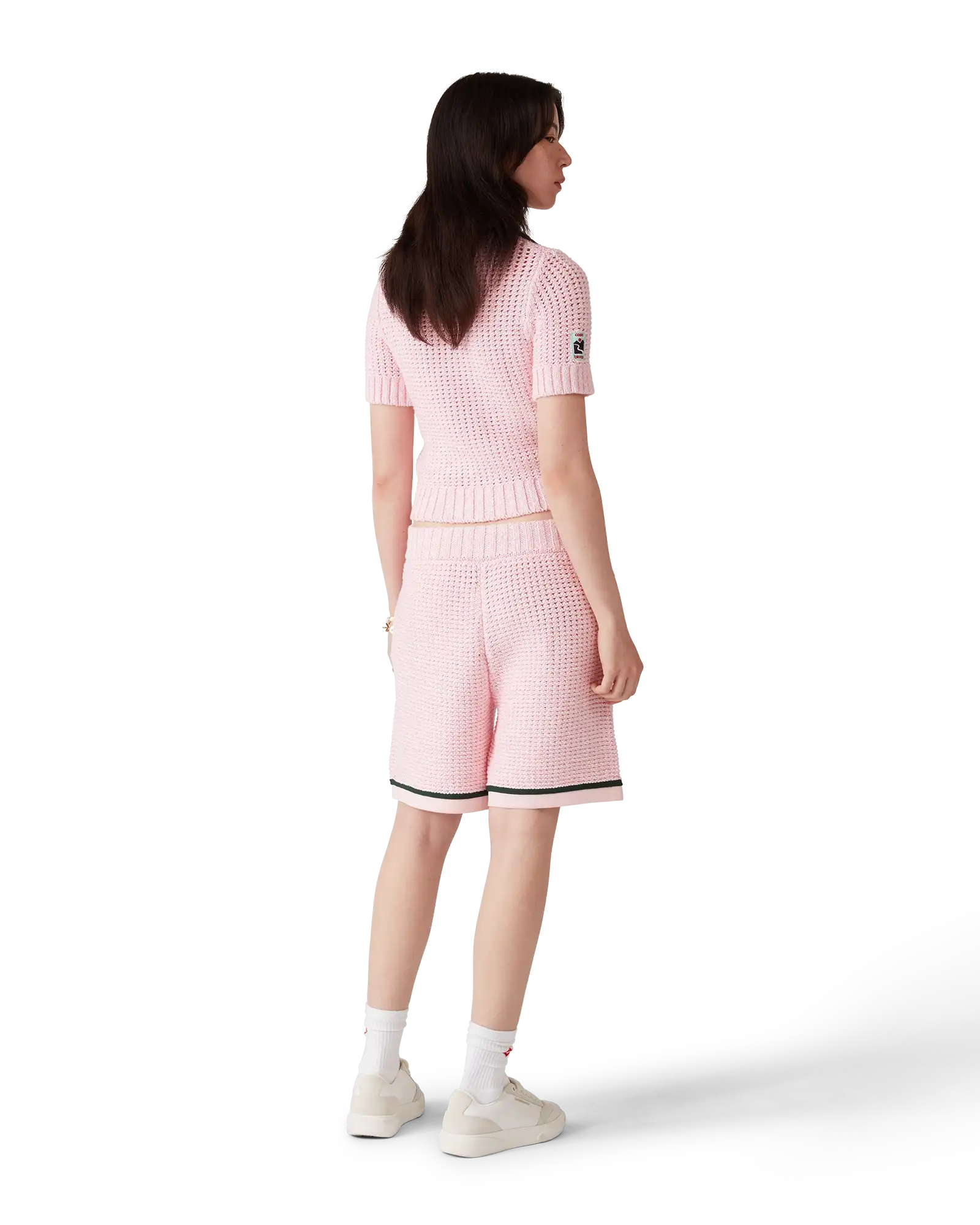 Cotton Mouliné Shorts | Casablanca Paris | Image 3