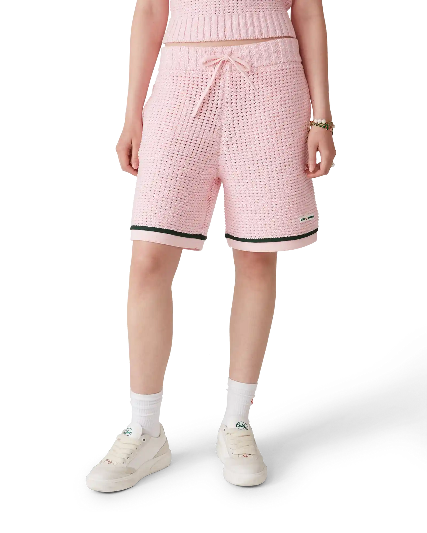 Cotton Mouliné Shorts | Casablanca Paris | Image 4