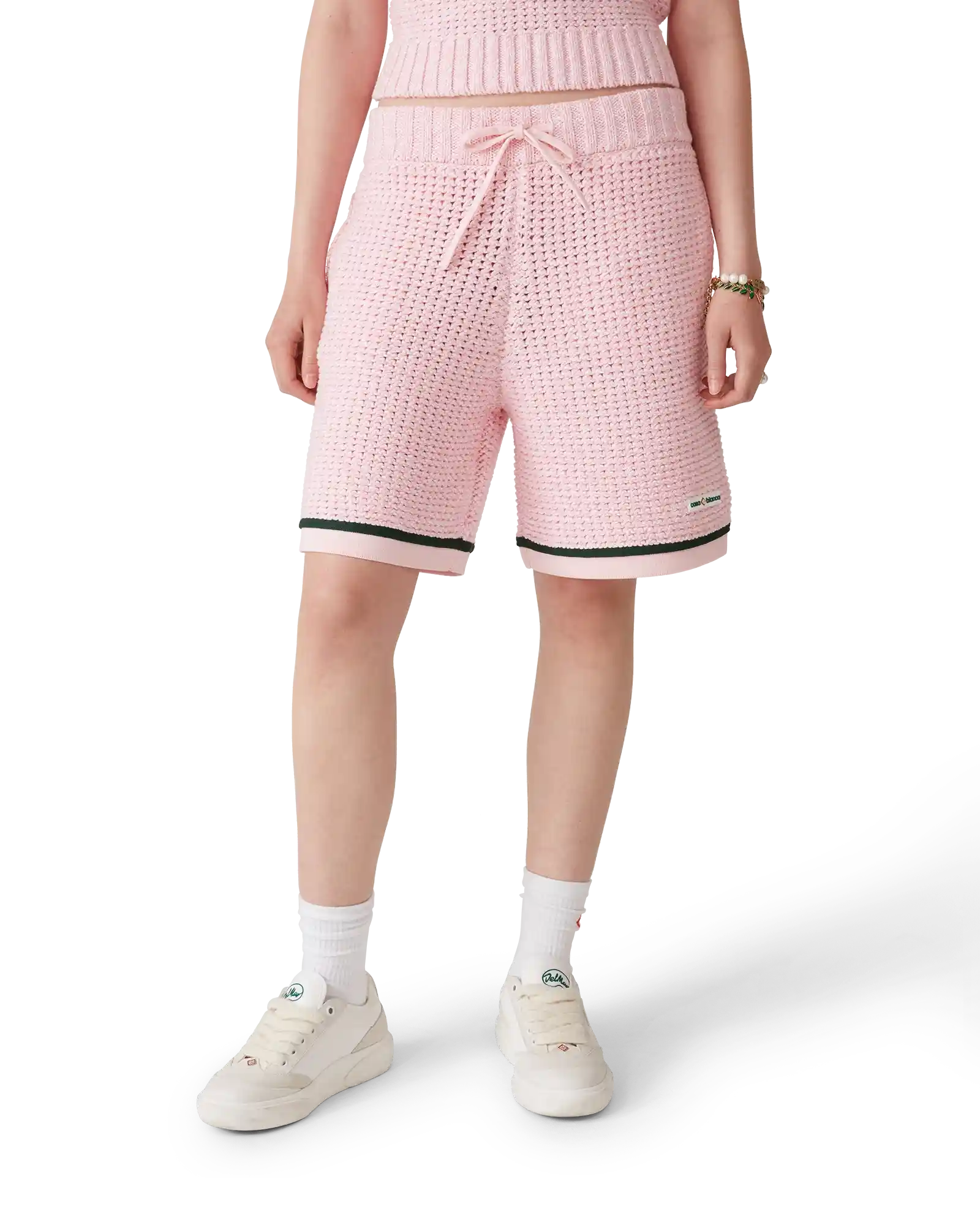 Cotton Mouliné Shorts | Casablanca Paris | Image 4