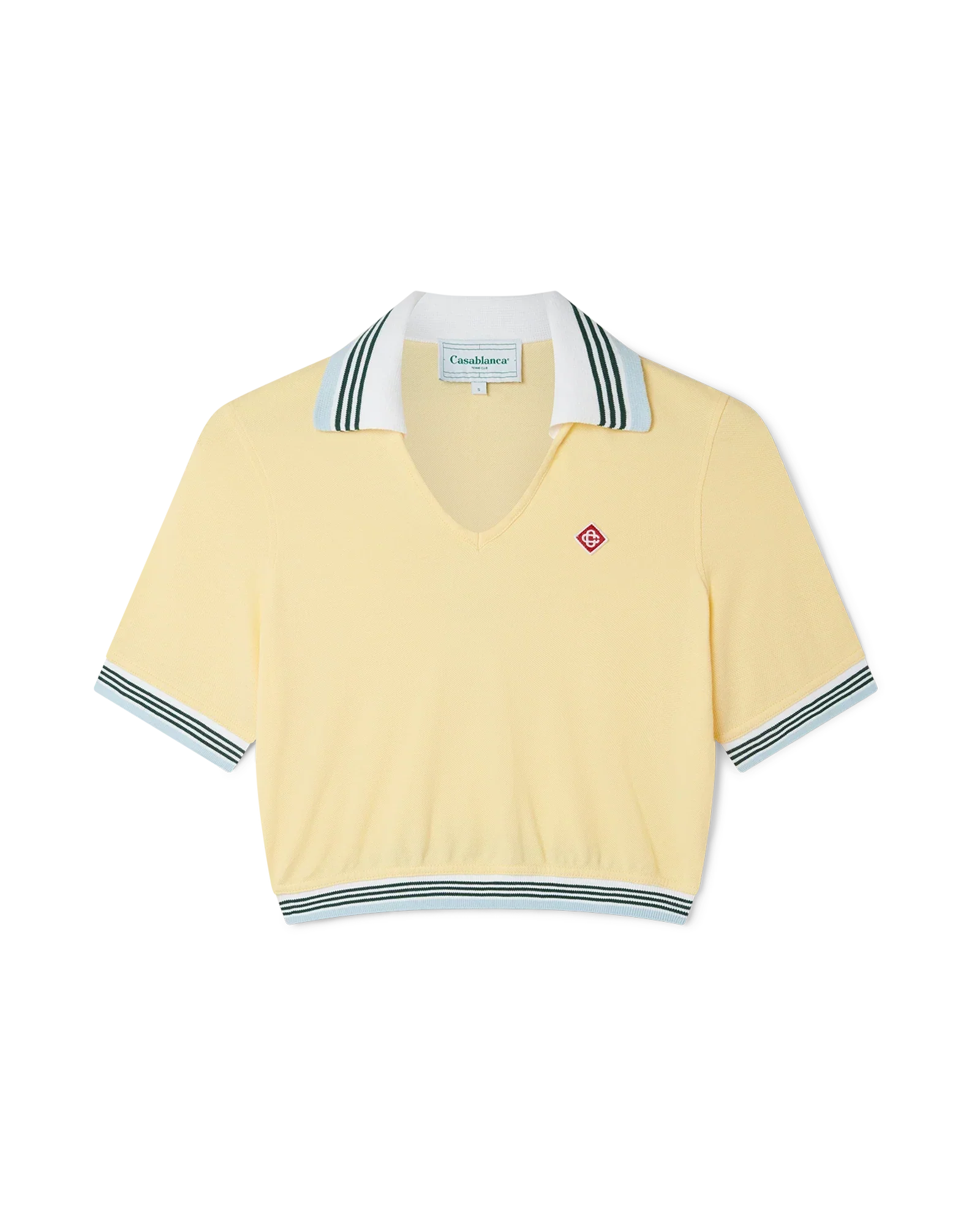 Cropped Pique Polo | Casablanca Paris | Image 1