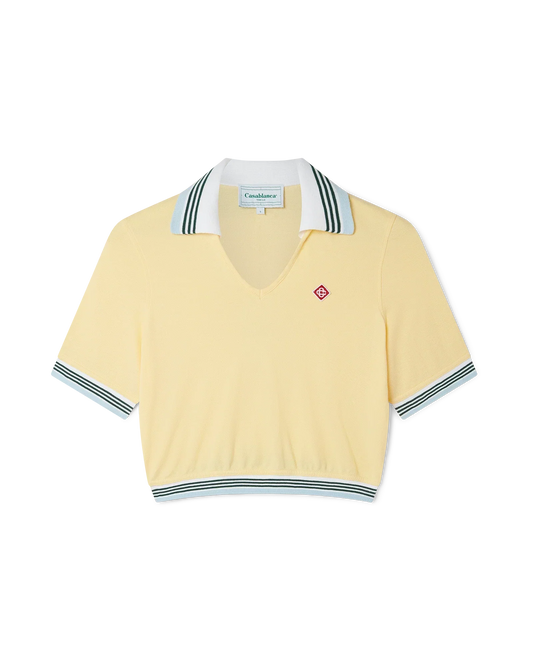Cropped Pique Polo | Casablanca Paris | Image 1