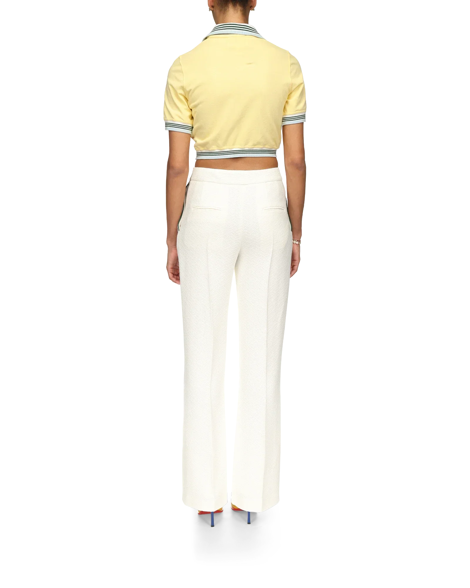 Cropped Pique Polo | Casablanca Paris | Image 4