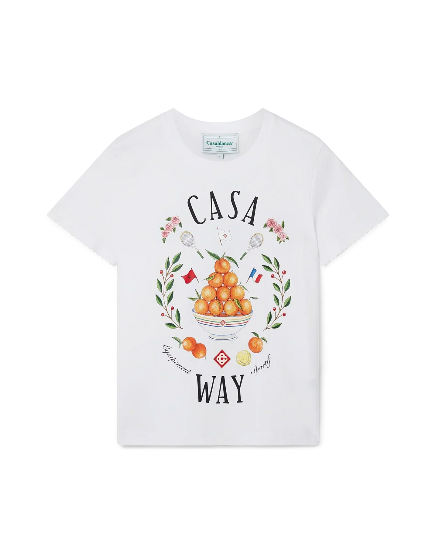 Casa Way Short Sleeve T-Shirt | Casablanca Paris | Image 1