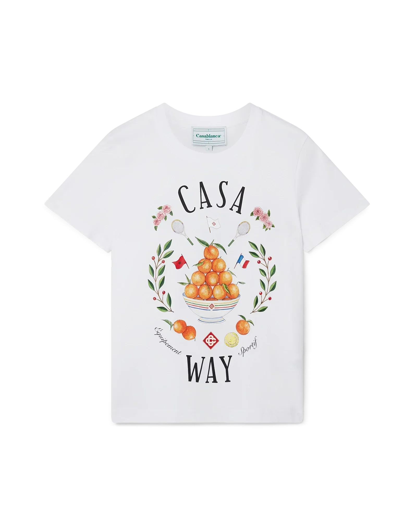 Casa Way Short Sleeve T-Shirt | Casablanca Paris | Image 1