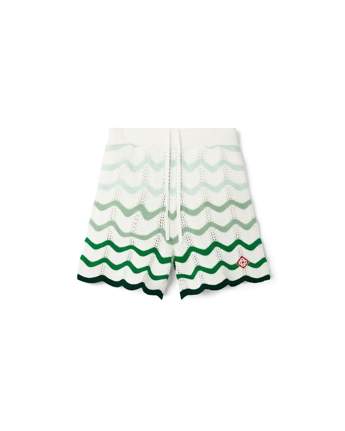 Wavy Gradient Crochet Shorts | Casablanca Paris | Image 1