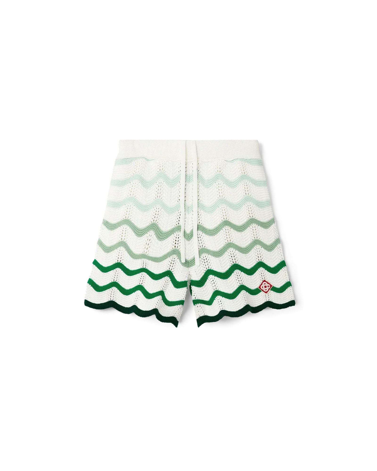 Wavy Gradient Crochet Shorts | Casablanca Paris | Image 1