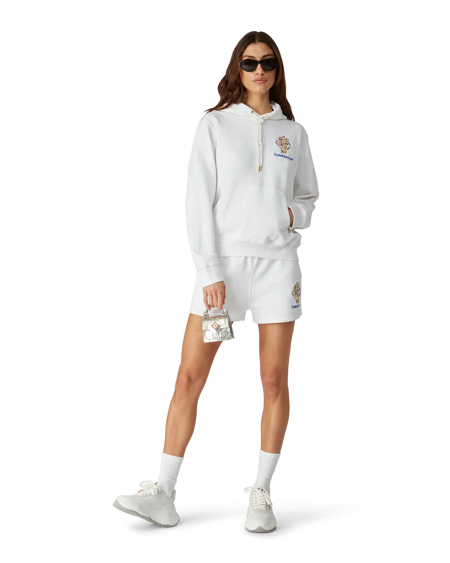 Diamond Column Hooded Sweatshirt | Casablanca Paris | Image 2