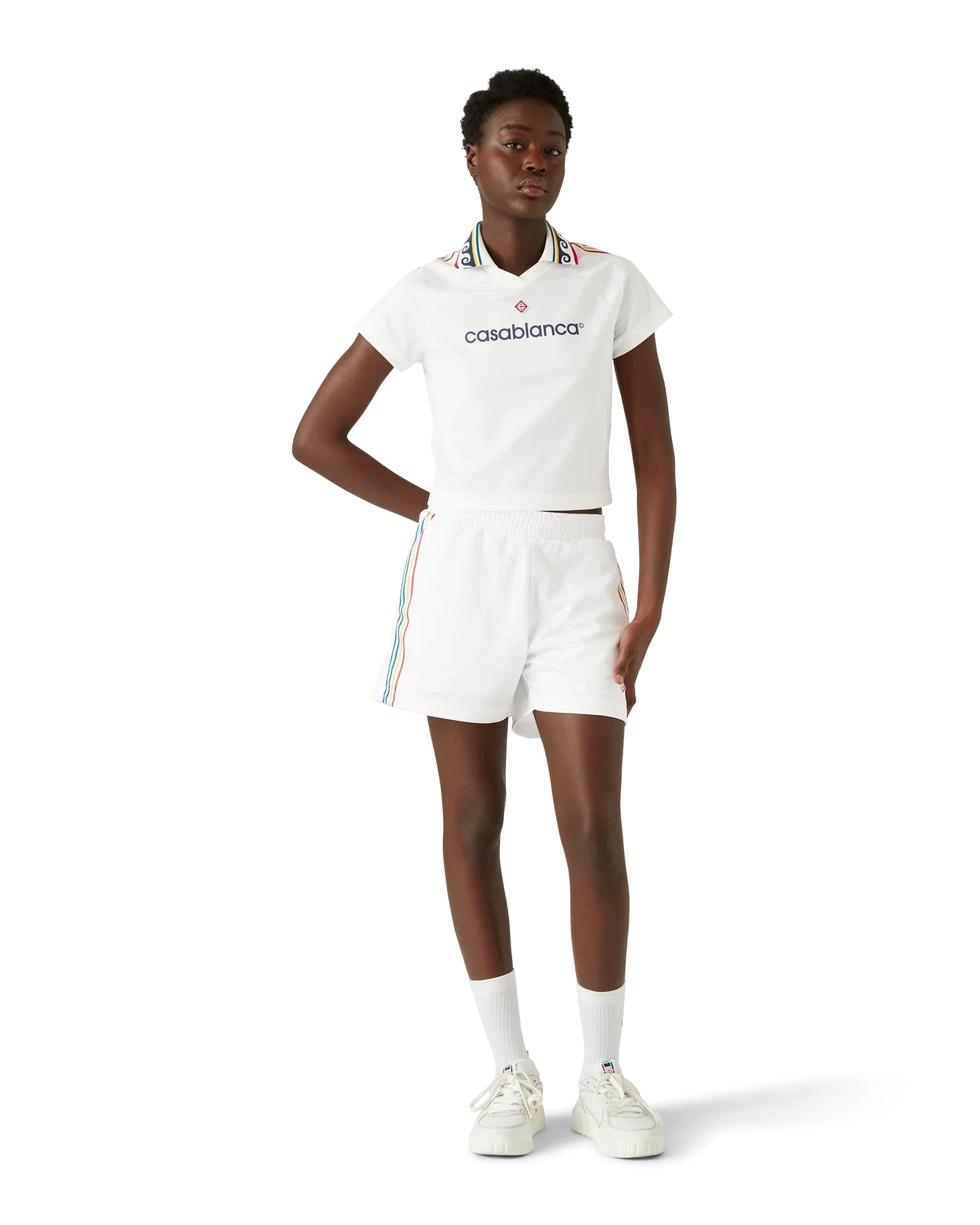 Jacquard Monogram Football Shirt | Casablanca Paris | Image 2