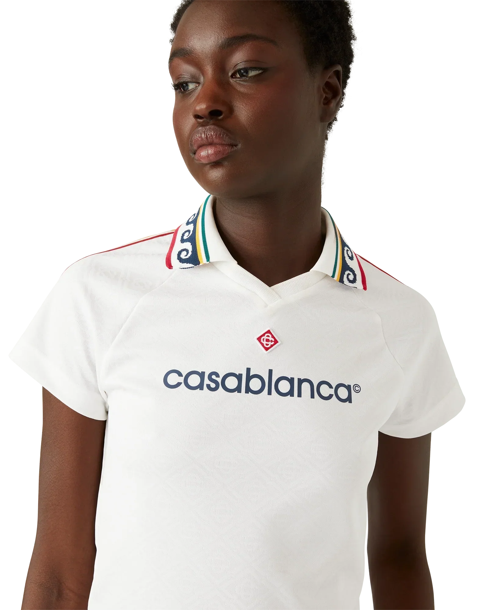 Jacquard Monogram Football Shirt | Casablanca Paris | Image 5