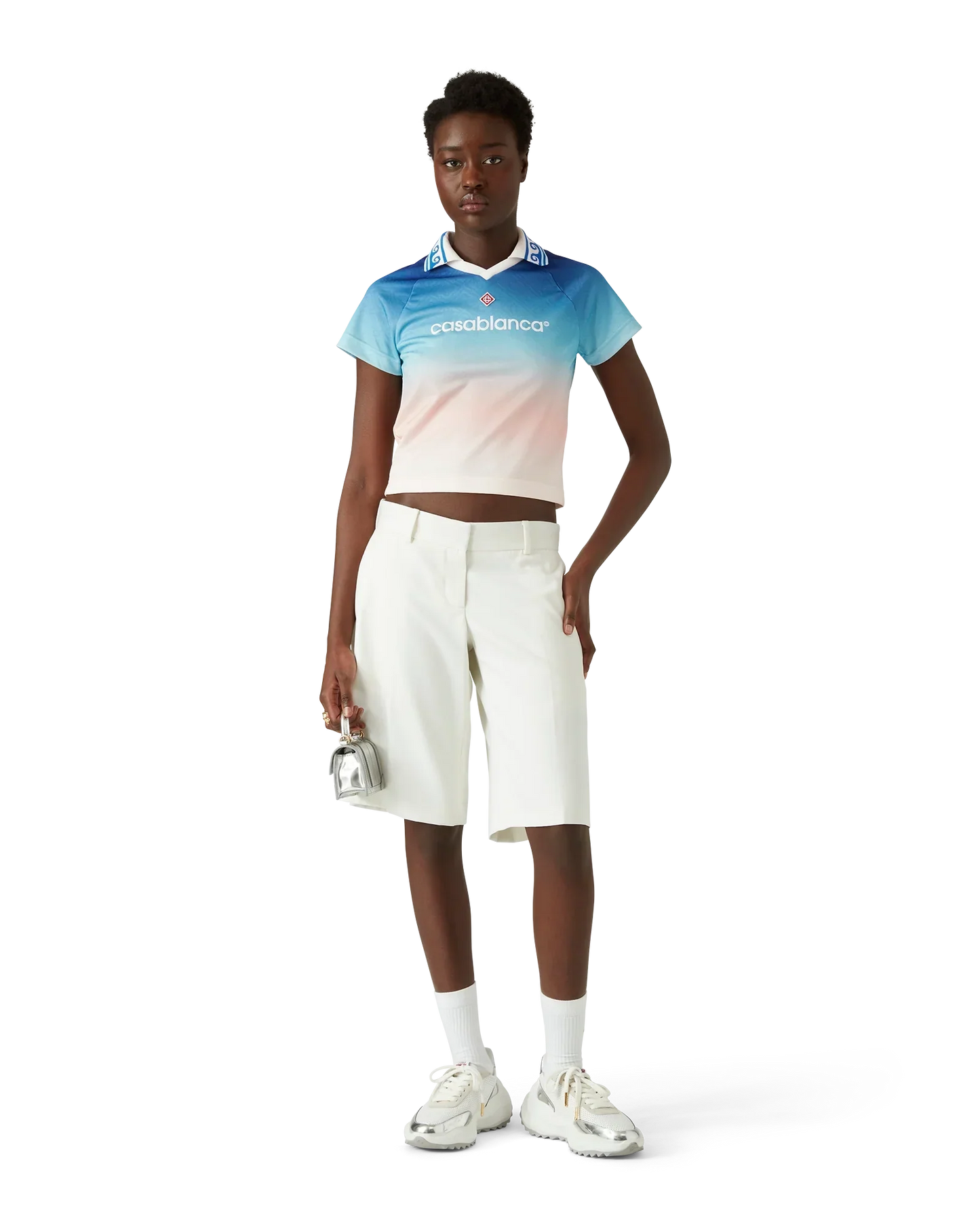 Jacquard Monogram Football Shirt | Casablanca Paris | Image 2