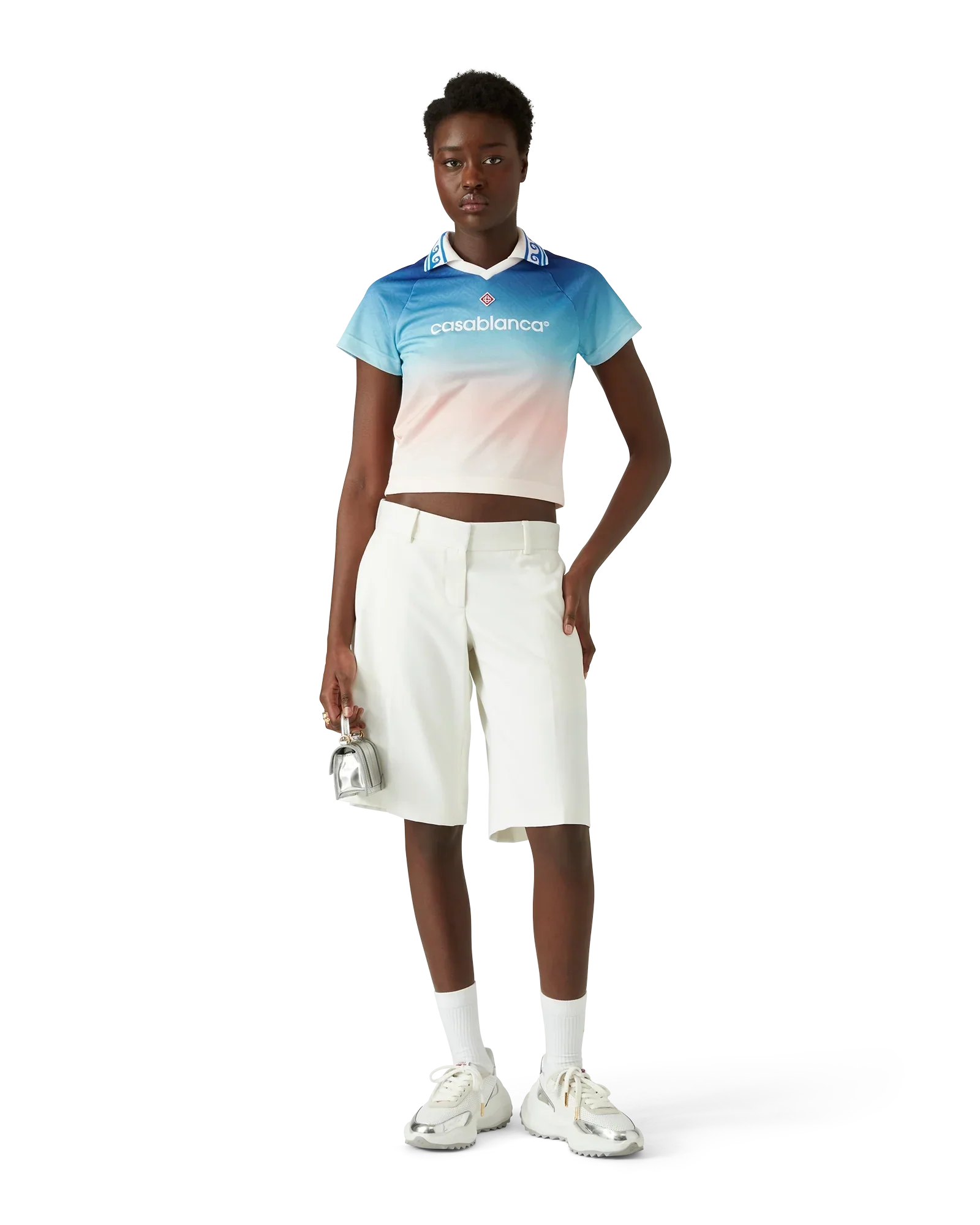 Jacquard Monogram Football Shirt | Casablanca Paris | Image 2
