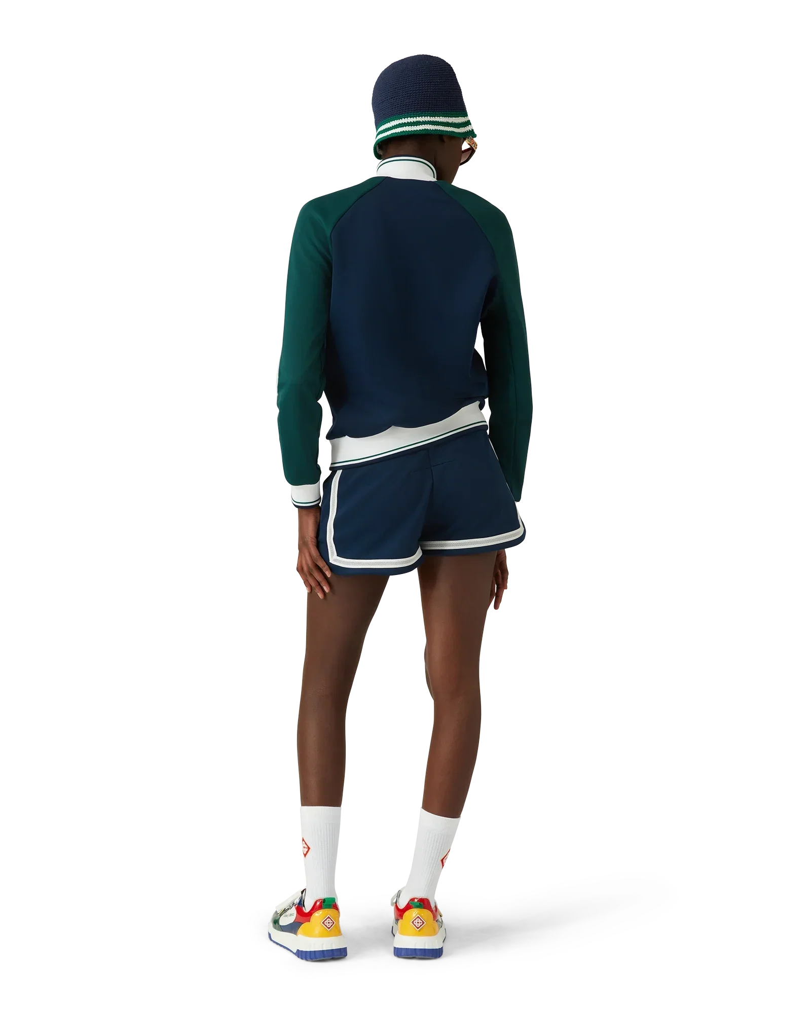 Mesh Tape Running Shorts | Casablanca Paris | Image 3